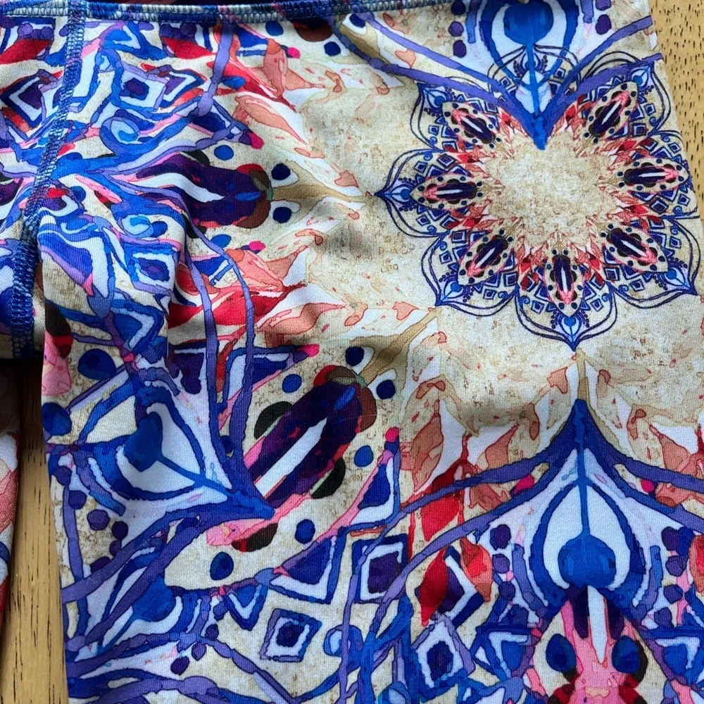 Mika Yoga Women's Legging Mandala Print L/XL - Picture 3 of 8